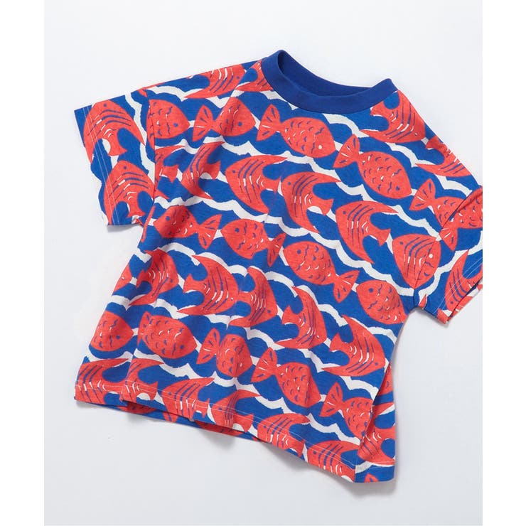オレンジ | 総柄Tシャツ | F.O.Online Store