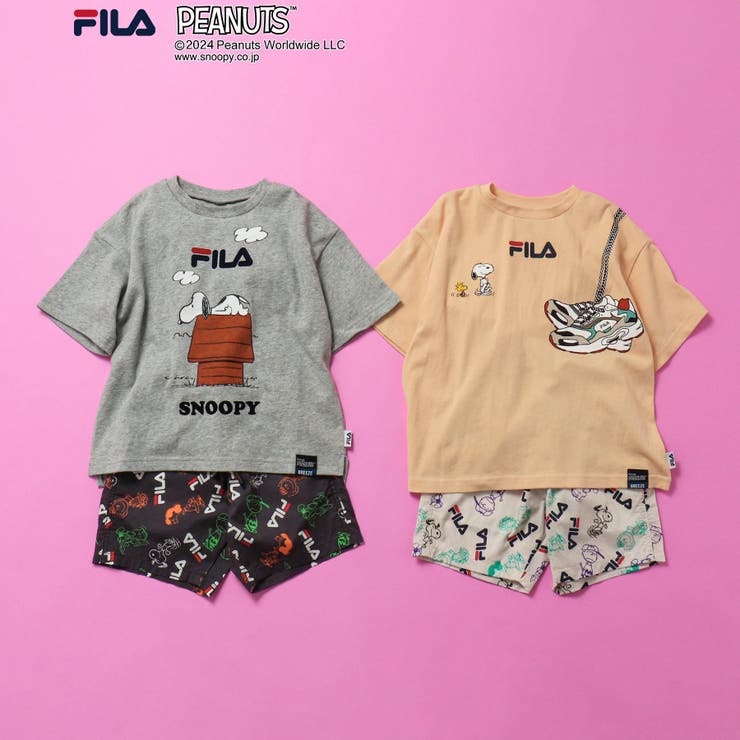 fila コラボ t シャツ トップ