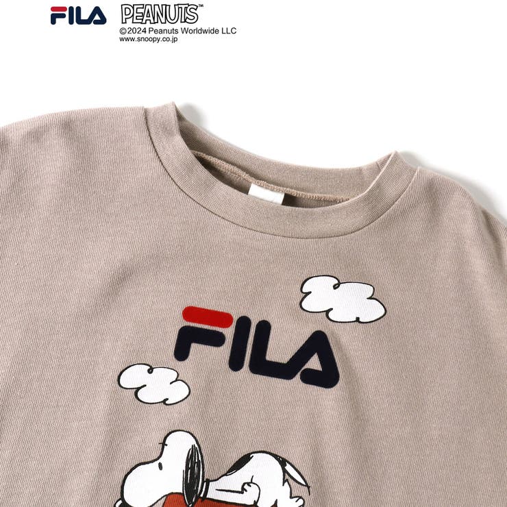 WEB限定 PEANUTS×FILA(フィラ)コラボ Tシャツ[品番：FOKK0018986