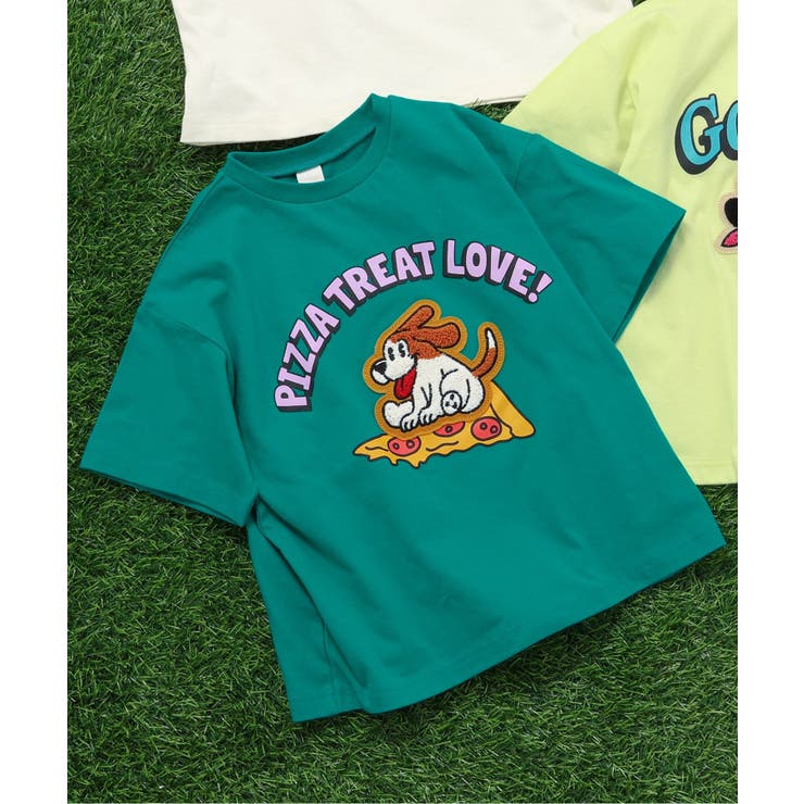 エメラルドグリーン | 【リンク】アニマルサガラワッペンTシャツ | F.O.Online Store
