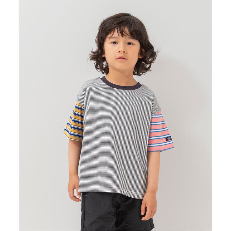 【WEB限定】ボーダー&無地ベーシック半袖Tシャツ | F.O.Online Store | 詳細画像1 