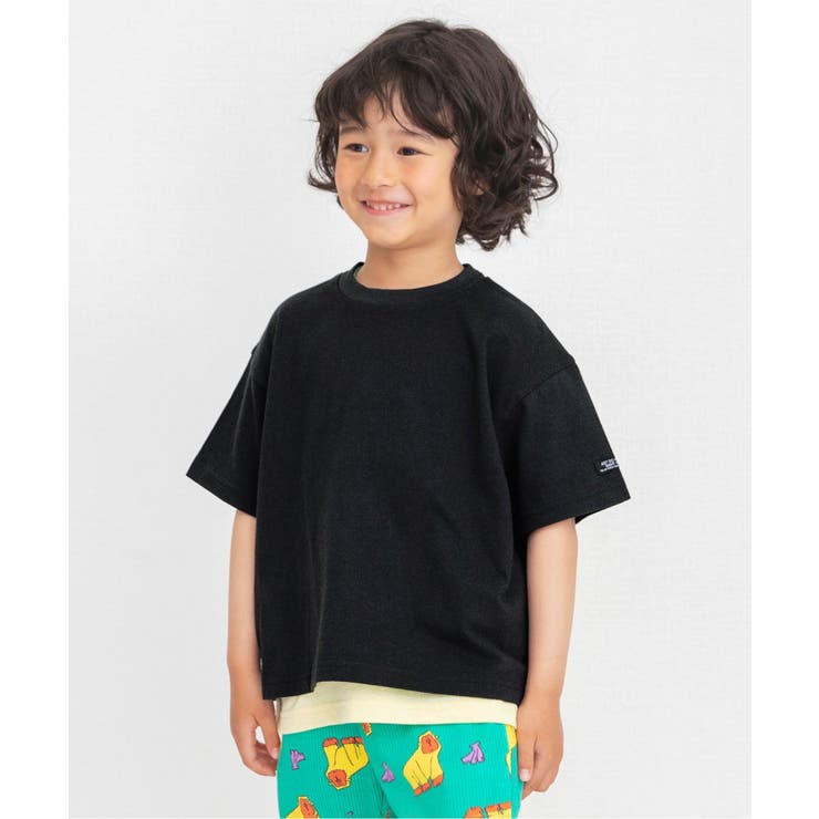ブラック | 【WEB限定】ボーダー&無地ベーシック半袖Tシャツ | F.O.Online Store