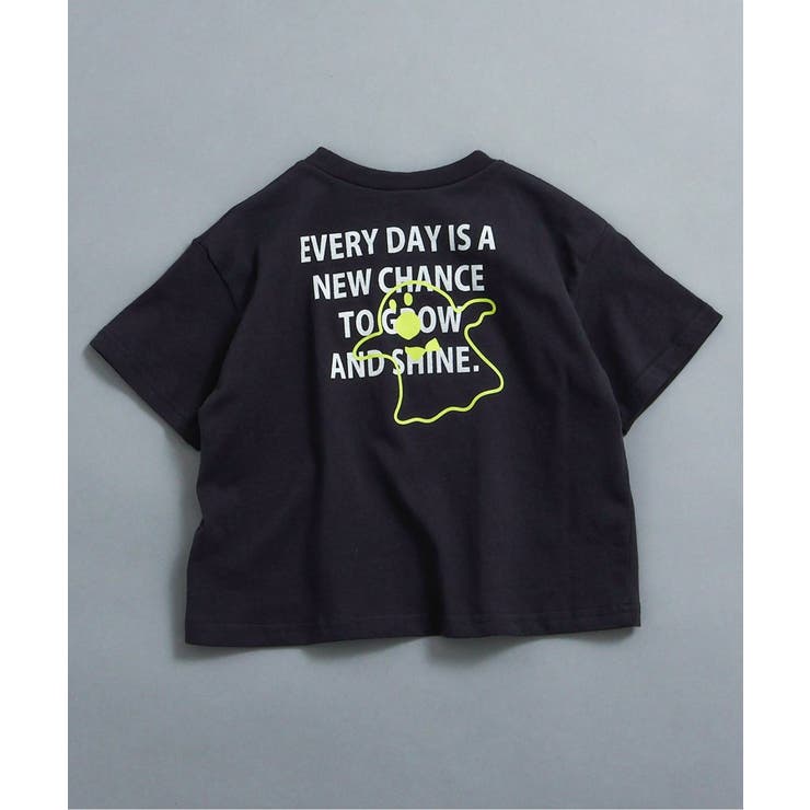 チャコール | WEB限定  バックロゴ＆ネオンモチーフTシャツ | F.O.Online Store