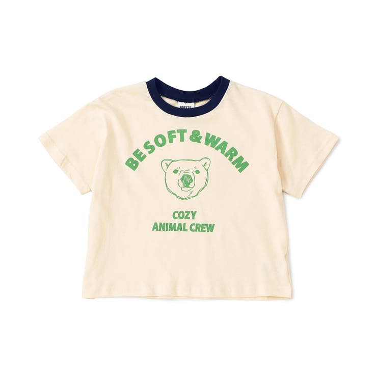 WEB限定  リンガー配色アニマルカレッジTシャツ | F.O.Online Store | 詳細画像7 
