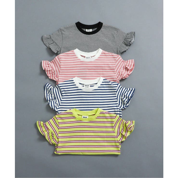 WEB限定  袖フリルボーダーTシャツ | F.O.Online Store | 詳細画像17 
