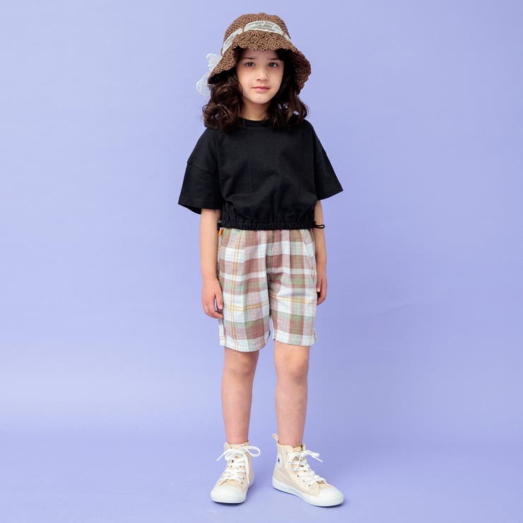 WEB限定  裾絞りショート丈Tシャツ | F.O.Online Store | 詳細画像3 