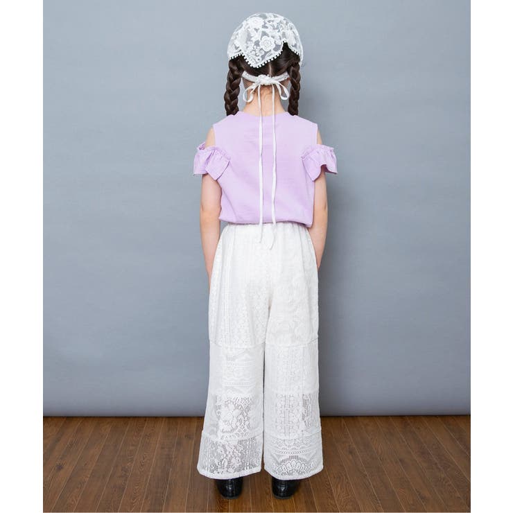 WEB限定   オープンショルダーフリルTシャツ | F.O.Online Store | 詳細画像10 