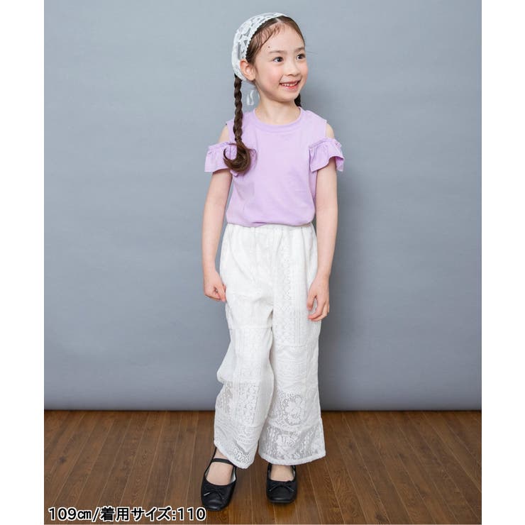 WEB限定   オープンショルダーフリルTシャツ | F.O.Online Store | 詳細画像9 