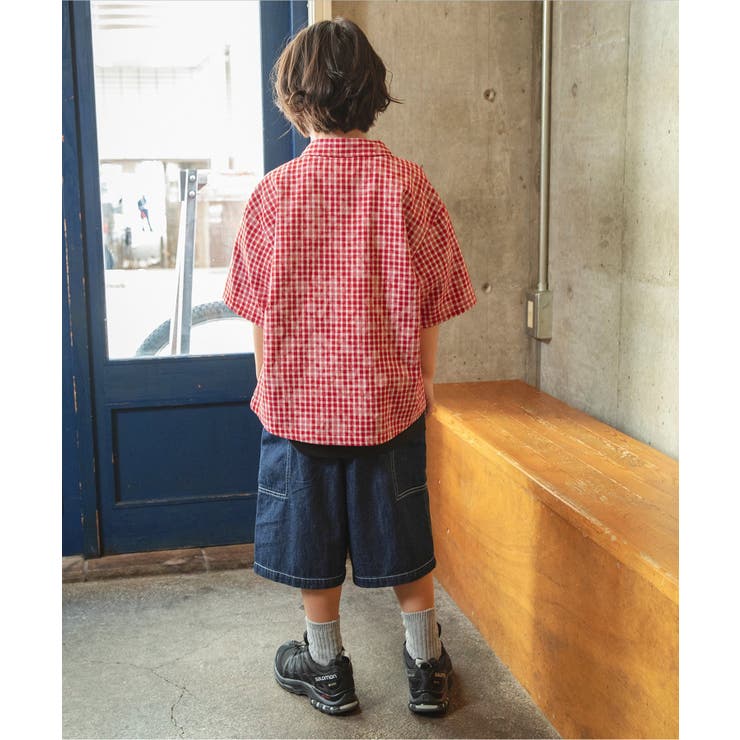 B NEWJACK ケミカルプリントチェックシャツ | F.O.Online Store | 詳細画像14 