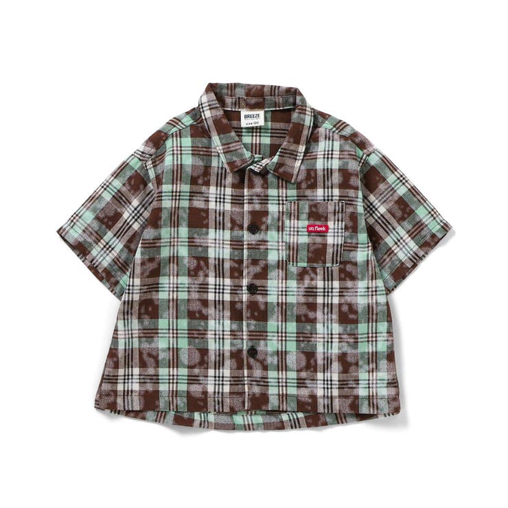B NEWJACK ケミカルプリントチェックシャツ | F.O.Online Store | 詳細画像2 