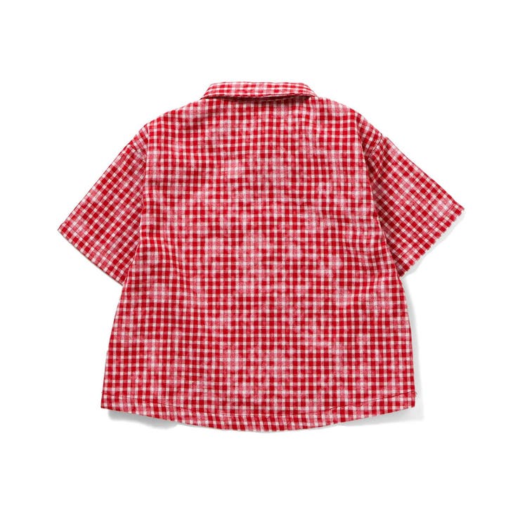 B NEWJACK ケミカルプリントチェックシャツ | F.O.Online Store | 詳細画像9 