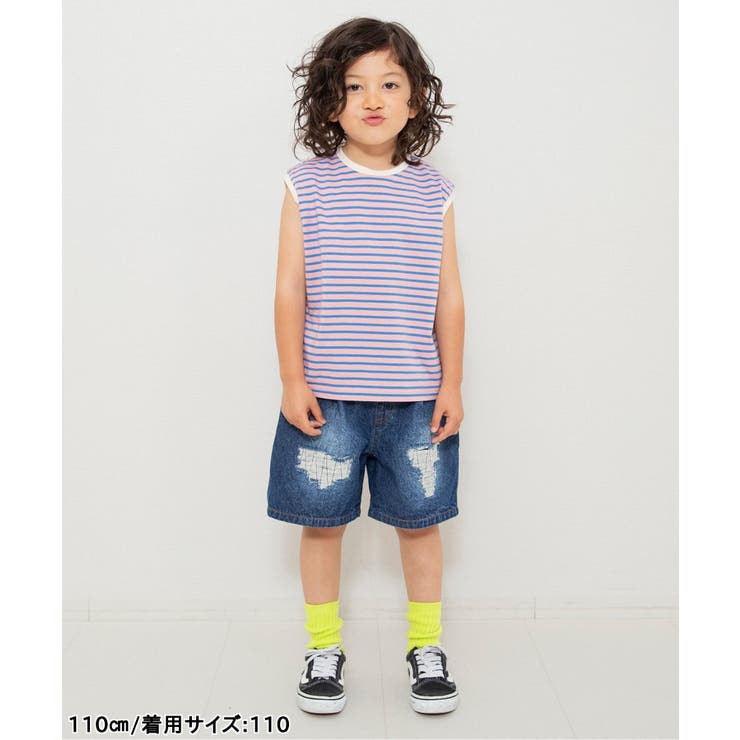 WEB限定  レトロ総柄＆ボーダータンクトップ | F.O.Online Store | 詳細画像22 