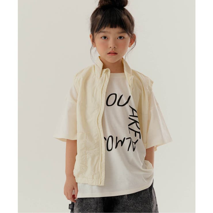 アイボリー | WEB限定  KUDOZ.B バックポケットテックベスト | F.O.Online Store
