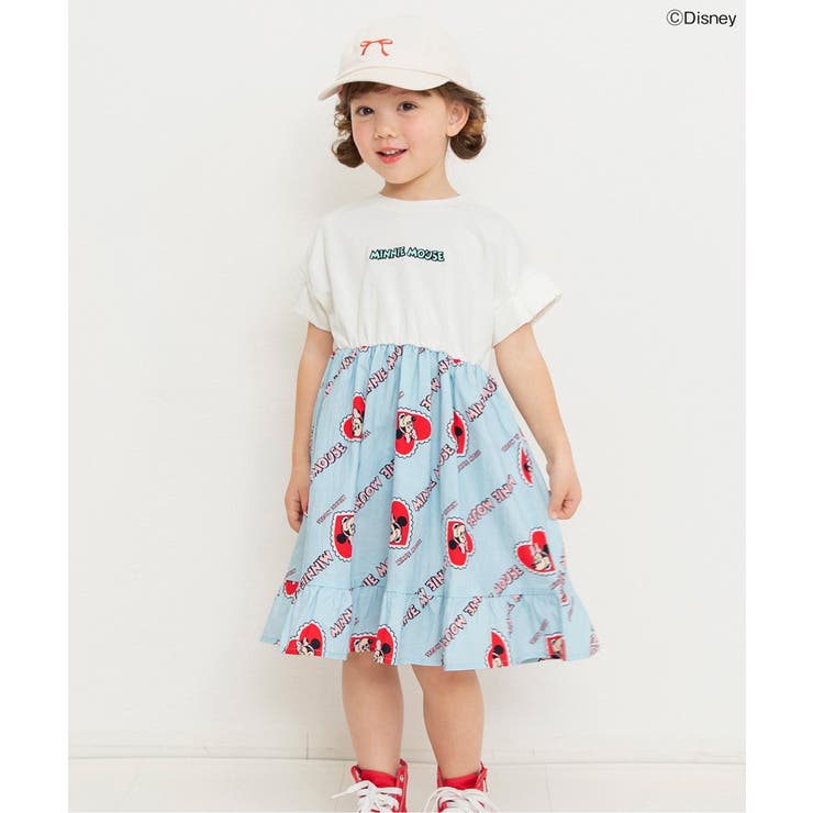 ディズニーキャラクター ミニー / ドッキングワンピース | F.O.Online Store | 詳細画像1 