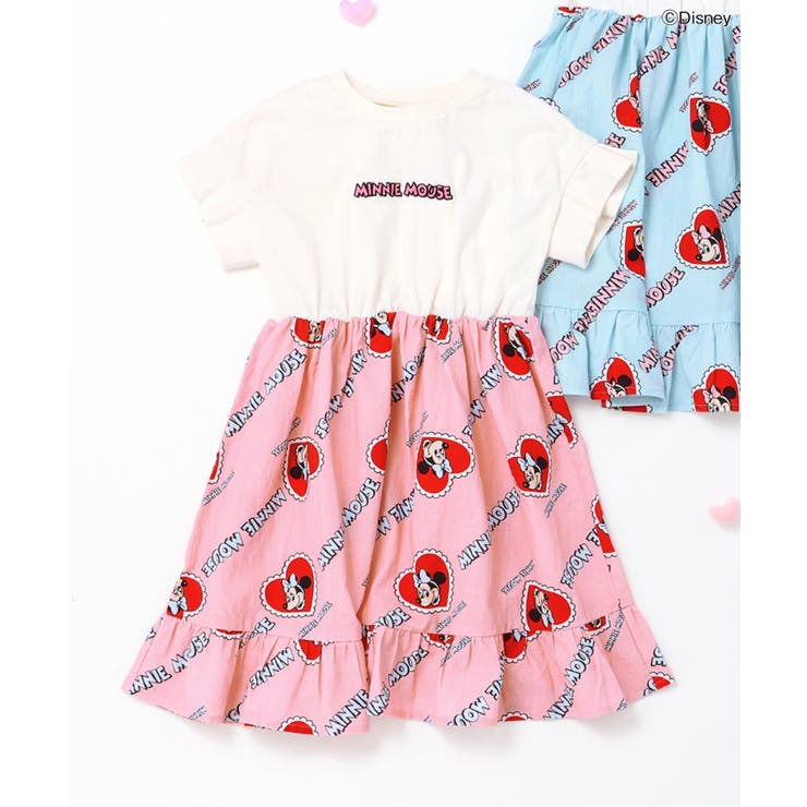 ピンク | ディズニーキャラクター ミニー / ドッキングワンピース | F.O.Online Store