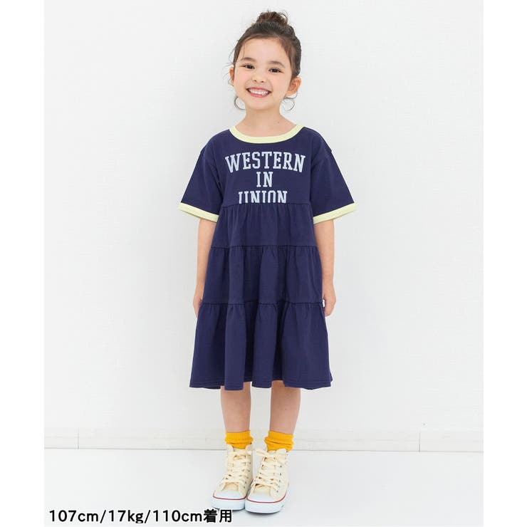 【リンク】リンガー配色3柄ロゴワンピース | F.O.Online Store | 詳細画像13 