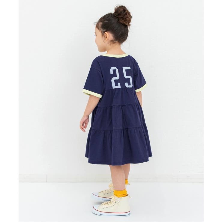 【リンク】リンガー配色3柄ロゴワンピース | F.O.Online Store | 詳細画像14 