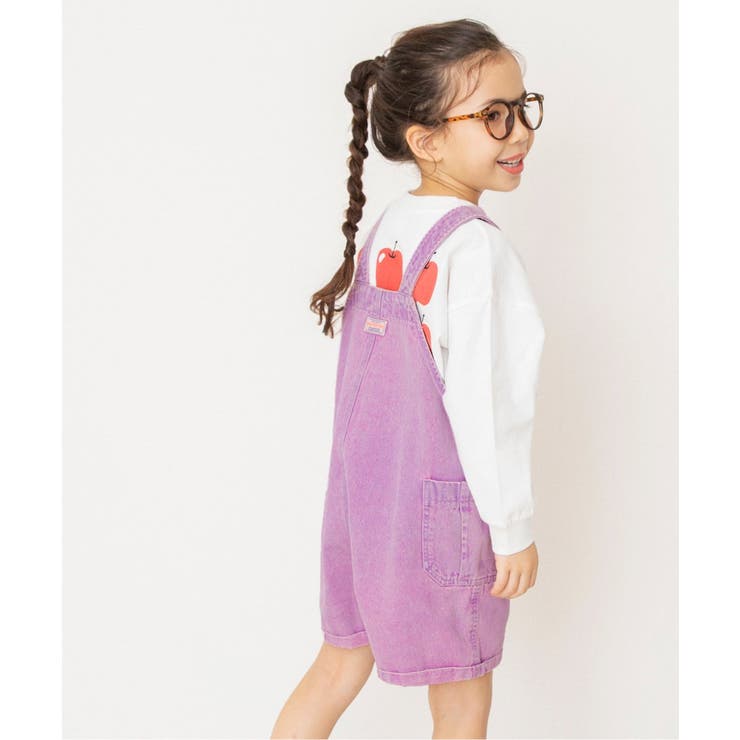 ピンク | デニムサロペット  ショート丈 | F.O.Online Store