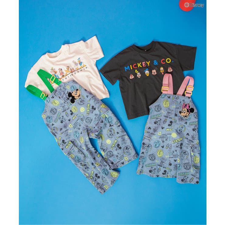 【リンク】【ディズニー】ミッキー＆フレンズ/総柄サロペット | F.O.Online Store | 詳細画像15 