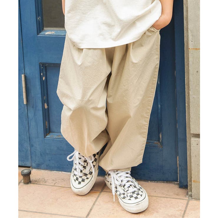 ベージュ | ダブルタックイージーパンツ  10分丈 | F.O.Online Store