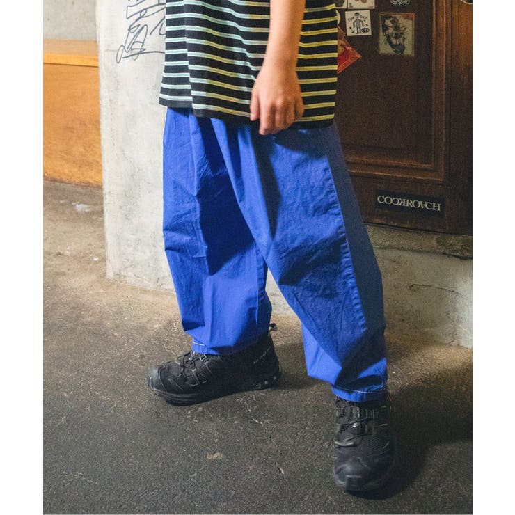 ブルー | ダブルタックイージーパンツ  10分丈 | F.O.Online Store