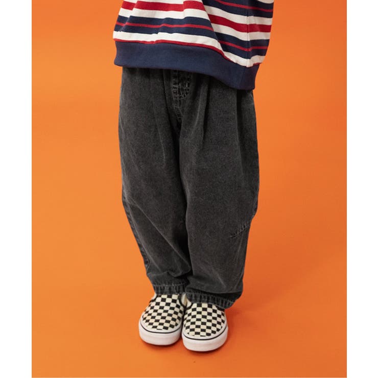 ブラック | ワイドタックパンツ  10分丈 | F.O.Online Store