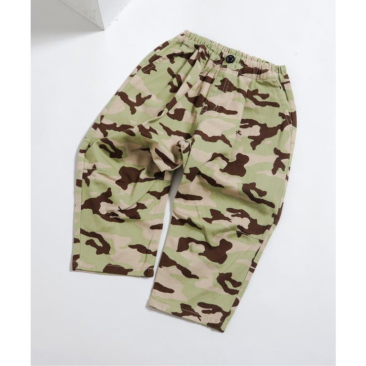 迷彩柄 | ワイドタックパンツ  10分丈 | F.O.Online Store