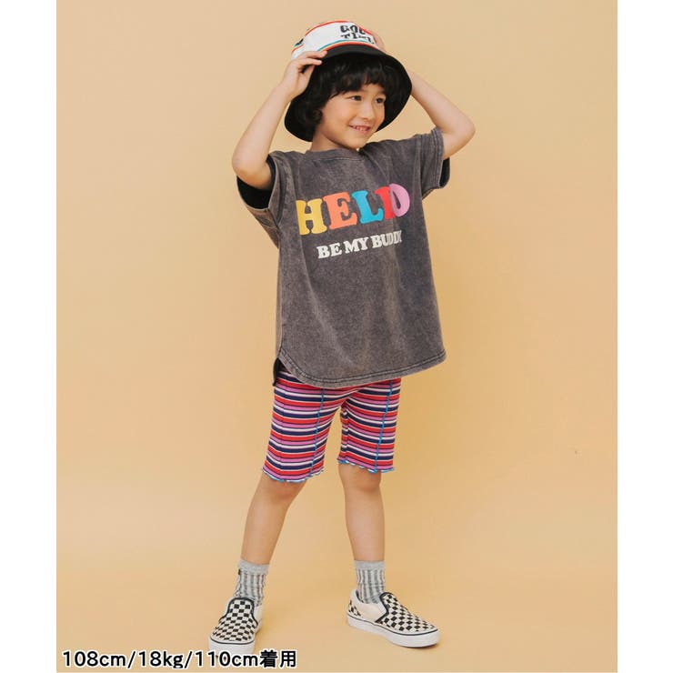 I'm Jelly メロウリブボーダーサイクルパンツ | F.O.Online Store | 詳細画像3 