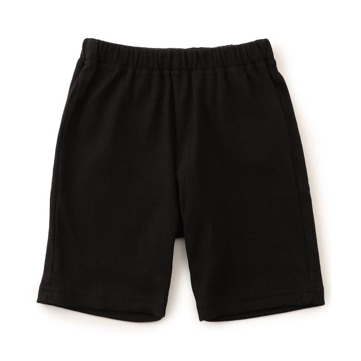 ブラック | 【WEB限定/26春新作】DAISUKIリブハーフパンツ | F.O.Online Store