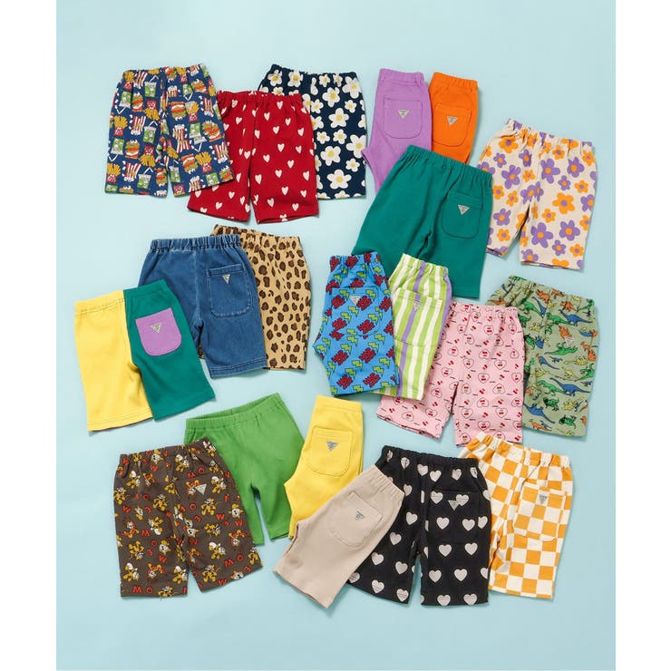 WEB限定  DAISUKI総柄ハーフパンツ  5分丈 | F.O.Online Store | 詳細画像7 