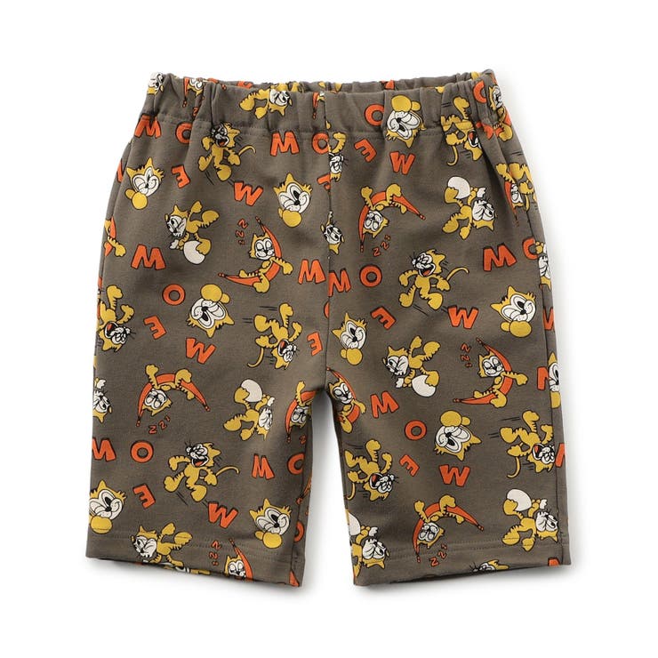 ダークブラウン | WEB限定  DAISUKI総柄ハーフパンツ  5分丈 | F.O.Online Store