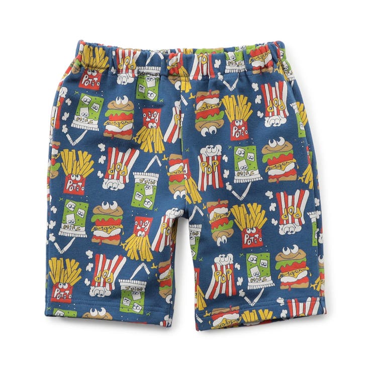 ネイビーブルー | WEB限定  DAISUKI総柄ハーフパンツ  5分丈 | F.O.Online Store