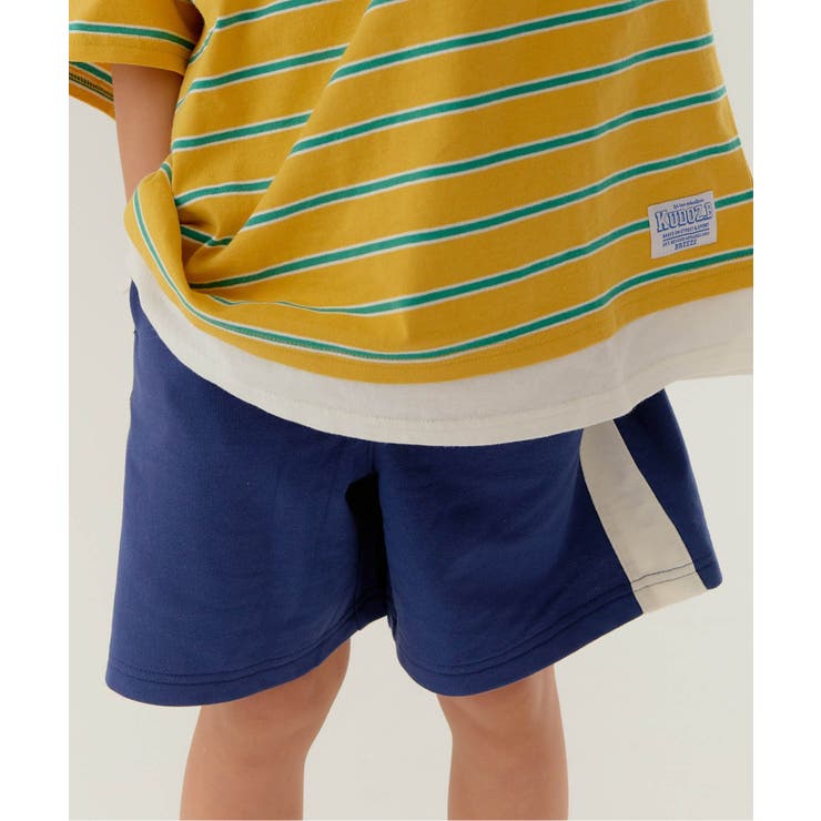 ネイビーブルー | WEB限定  KUDOZ.B 配色カットソーパンツ | F.O.Online Store