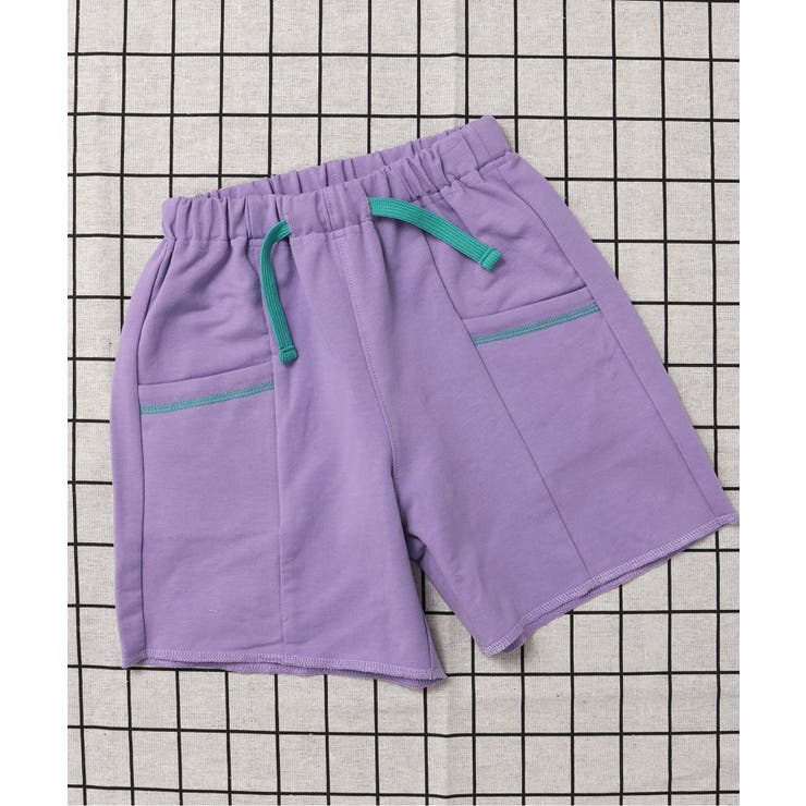 ラベンダー | カラバリ切替ポケットカットソーパンツ  4分丈 | F.O.Online Store