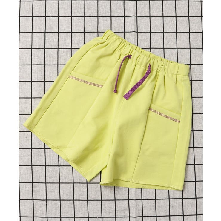 イエロー | カラバリ切替ポケットカットソーパンツ  4分丈 | F.O.Online Store