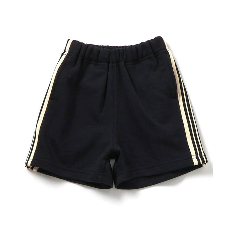 ブラック | WEB限定  ラインハーフパンツ  4分丈 | F.O.Online Store