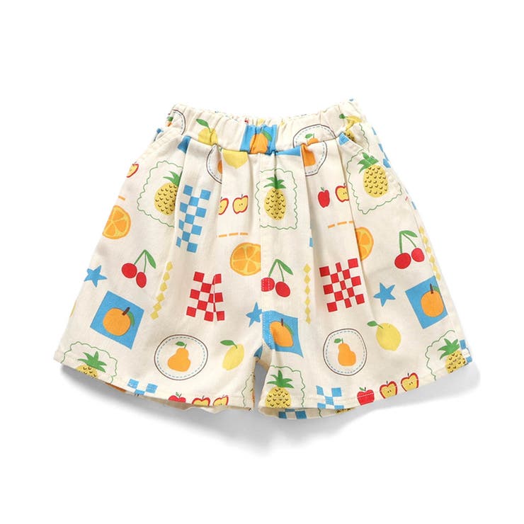 アイボリー | I'm Jelly 総柄加工ハーフパンツ | F.O.Online Store