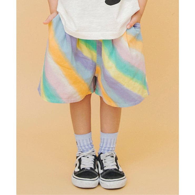 レインボー | I'm Jelly 総柄加工ハーフパンツ | F.O.Online Store