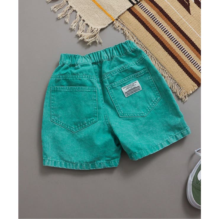 ミント | カラーデニムハーフパンツ  5分丈 | F.O.Online Store