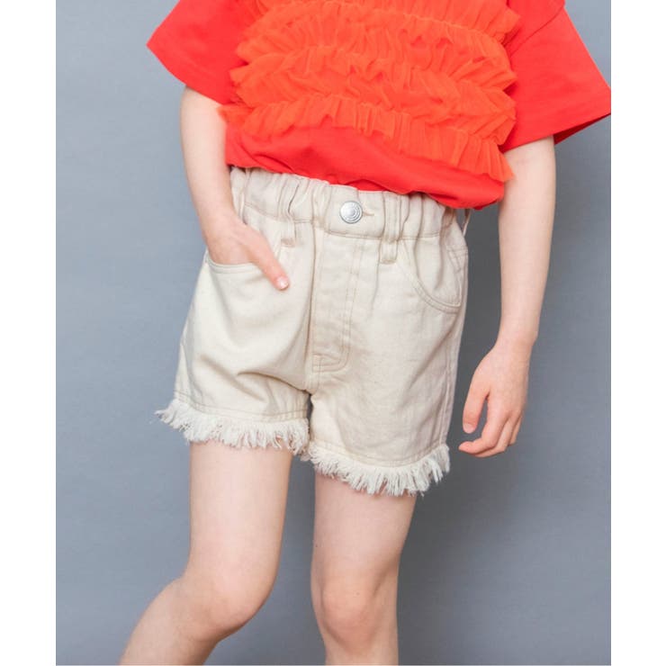 アイボリー | フリンジショートパンツ  ショート丈 | F.O.Online Store