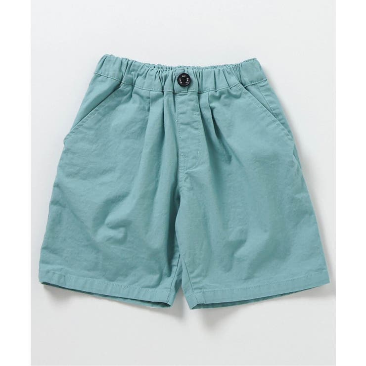 ターコイズブルー | ワンタックハーフパンツ  5分丈 | F.O.Online Store