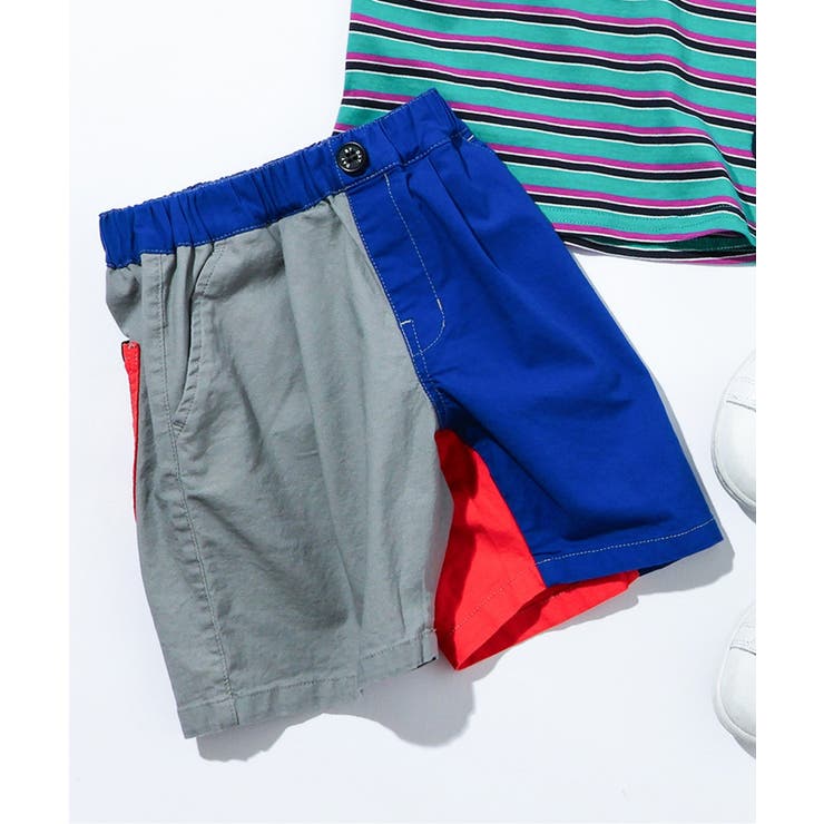 マルチカラー1 | ワンタックハーフパンツ  5分丈 | F.O.Online Store