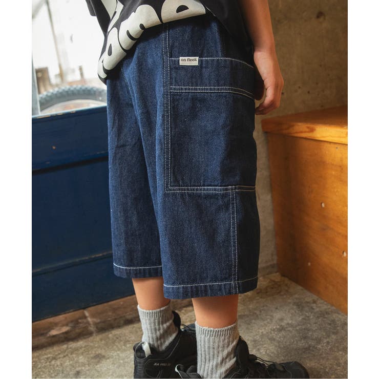 B NEWJACK ワイドフィットハーフパンツ  6分丈 | F.O.Online Store | 詳細画像14 