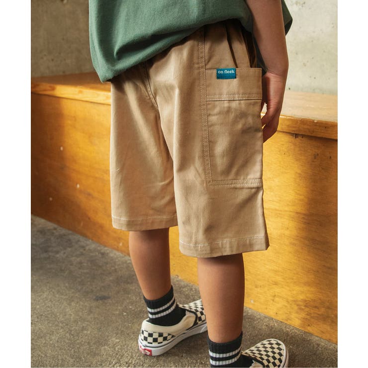 ベージュ | B NEWJACK ワイドフィットハーフパンツ  6分丈 | F.O.Online Store