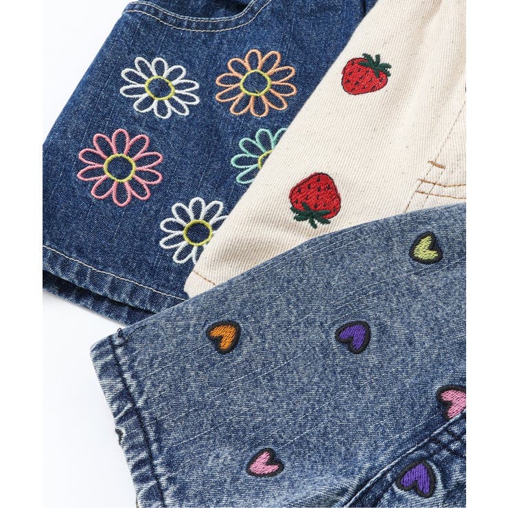 刺繍デニムショートパンツ  ショート丈 | F.O.Online Store | 詳細画像17 
