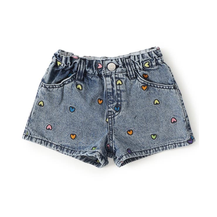 刺繍デニムショートパンツ ショート丈[品番：FOKK0026620]｜F.O.Online