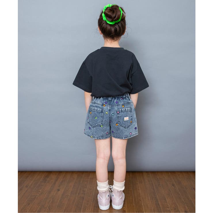 刺繍デニムショートパンツ ショート丈[品番：FOKK0026620]｜F.O.Online