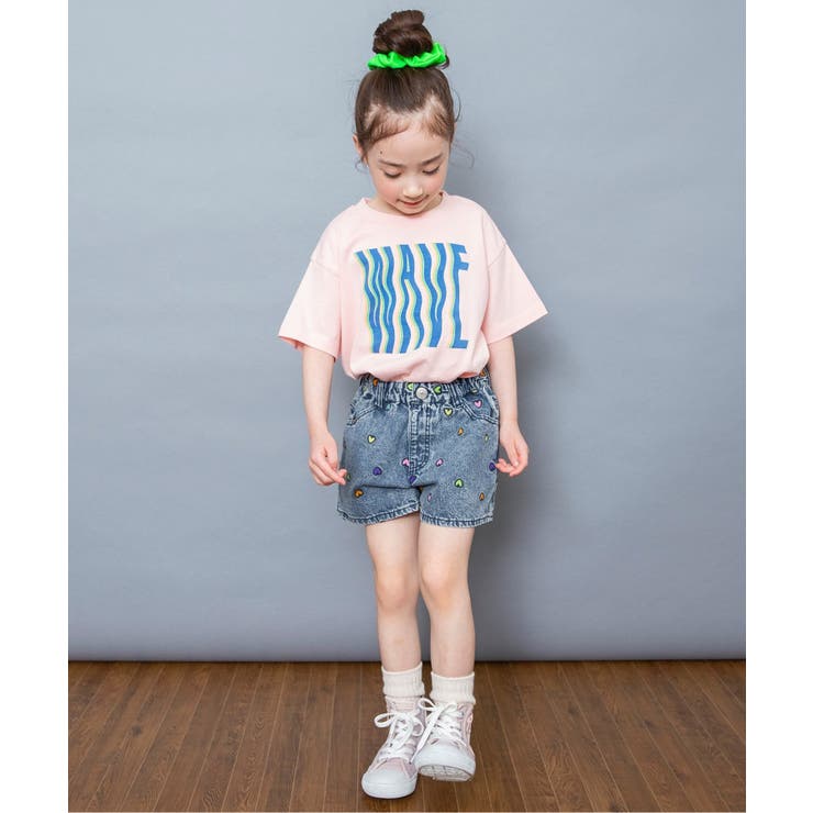 刺繍デニムショートパンツ ショート丈[品番：FOKK0026620]｜F.O.Online