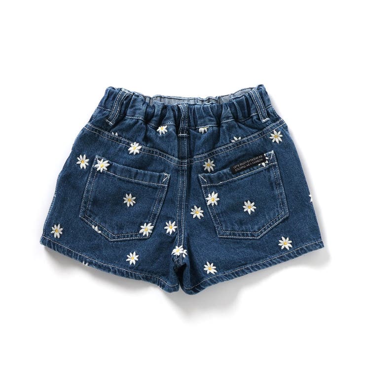 刺繍デニムショートパンツ ショート丈[品番：FOKK0018636]｜F.O.Online
