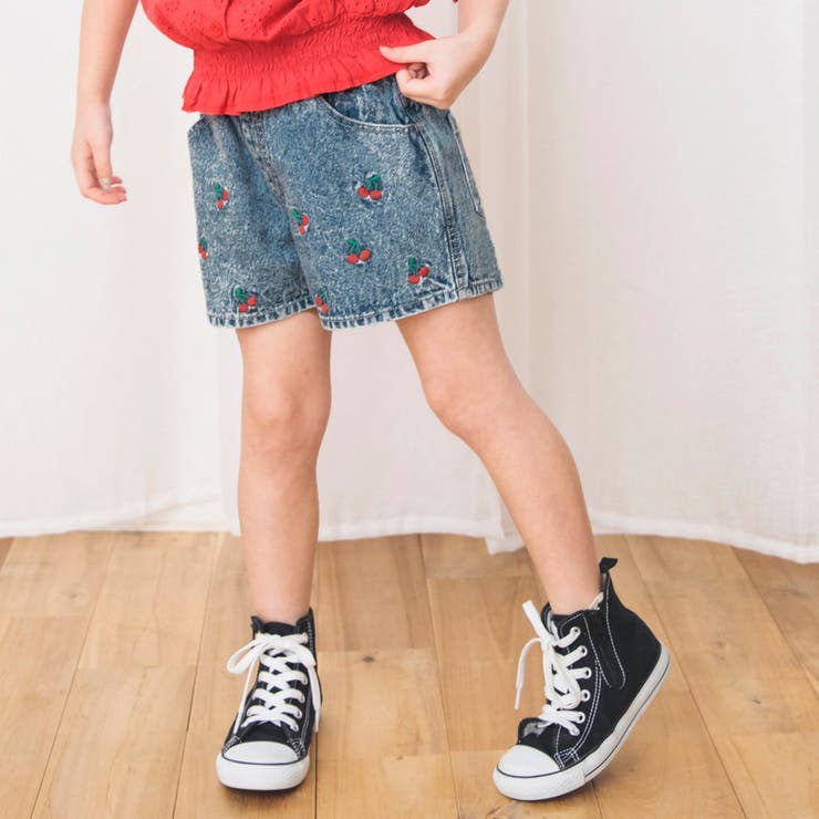 飛翔百麗刺繍デニムショートパンツ 9080.jpg